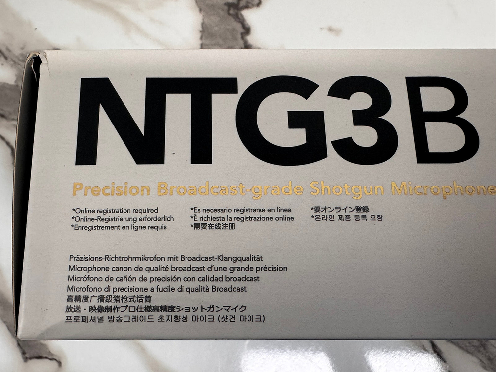 <판매/미개봉> 로데 RODE NTG3B 콘덴서 샷건마이크 이미지