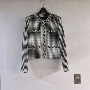 시슬리 트위드 보석단추 재킷