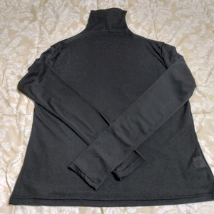 블랙 터틀넥 메쉬 탑 롱 슬리브 티셔츠 77사이즈 (새상품) 이미지