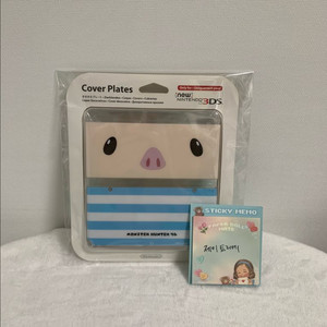 (미개봉)닌텐도 정품 new3ds 몬스터헌터 커버 플레이트 NO.38