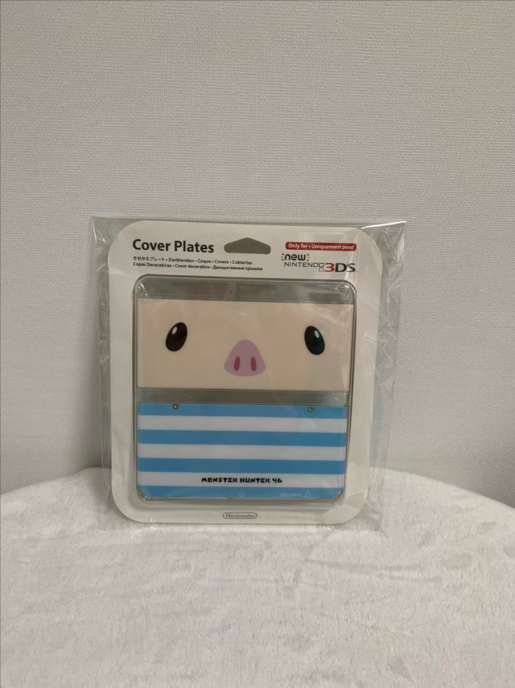 (미개봉)닌텐도 정품 new3ds 몬스터헌터 커버 플레이트 NO.38--1