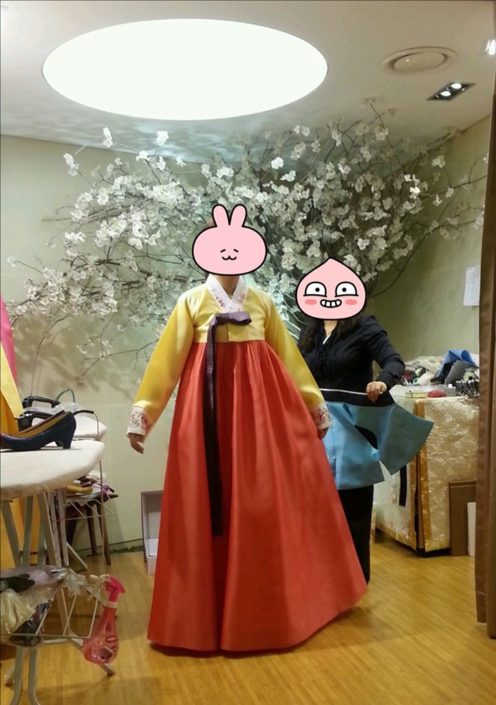 여성 한복 세트 팝니다--2