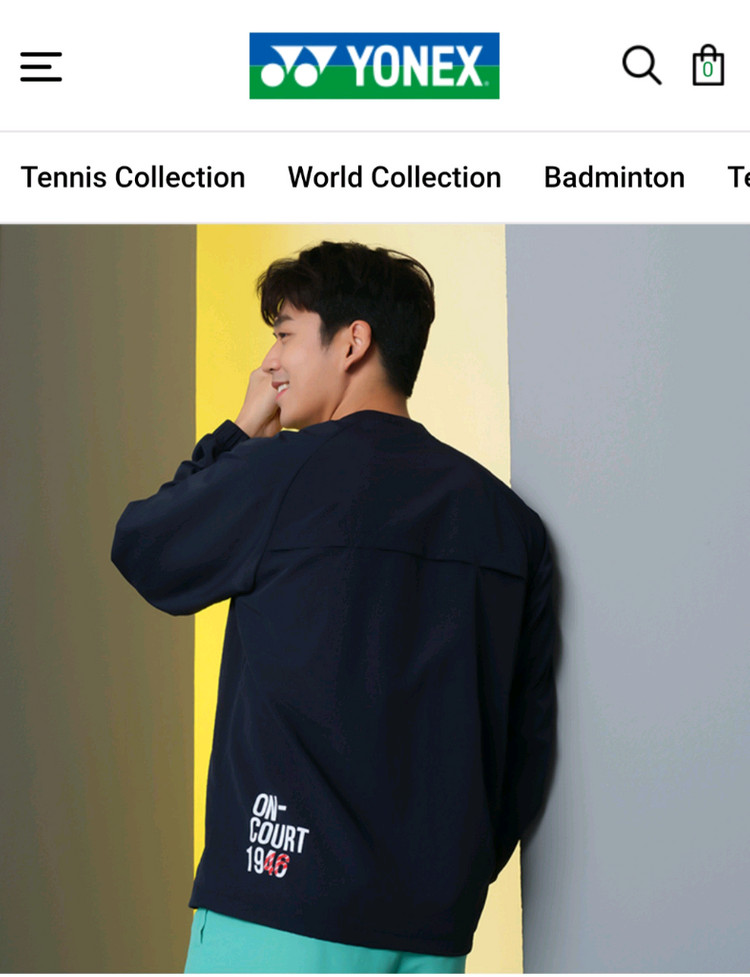 남.100-105 슬림) 요넥스 남성 배드민턴 바람막이 자켓 / YONEX 실내스포츠 트레이닝 이미지