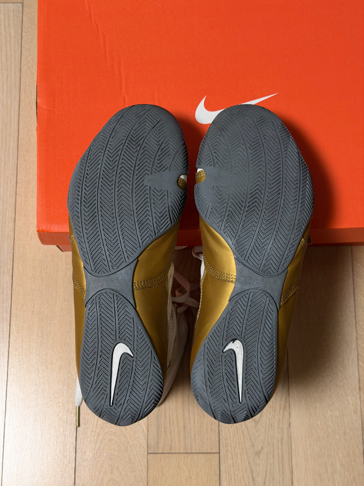 나이키 하이퍼 ko1 화이트 골드 270 복싱화--5