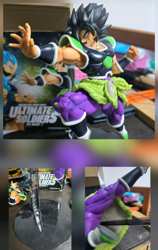 드래곤볼 슈퍼브로리 얼티밋 솔저스 피규어 4종 이미지
