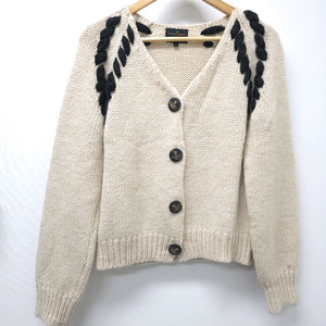 비비안웨스트우드 아이보리 니트 가디건