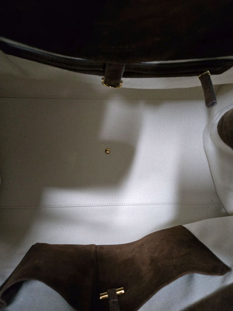 더로우 마고백 17 스웨이드 다크브라운 이미지