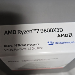 AMD 라이젠7 9800x3d 미개봉새제품