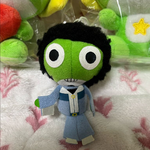 케로로 고전 아프로 폭탄머리 인형 키링 이미지