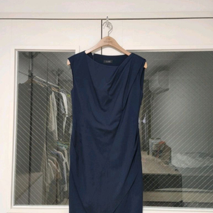 타임 한섬 네이비 원피스
