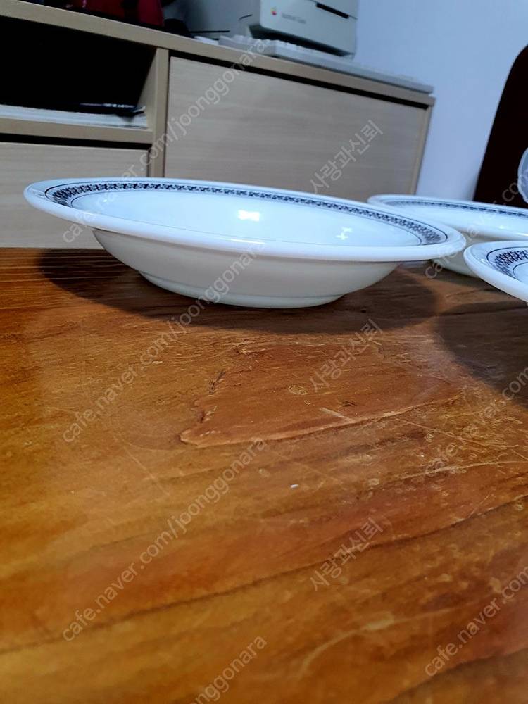 초초레어 올드파이렉스 블랙앤화이트 파스타볼(슾볼)--2