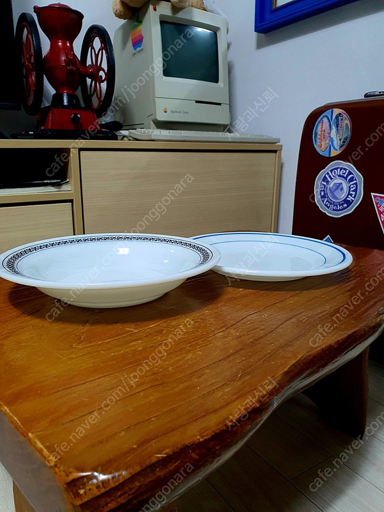 초초레어 올드파이렉스 블랙앤화이트 파스타볼(슾볼)--5