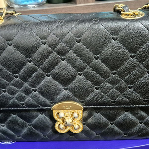 러브캣 블랙 퀼팅 체인백 가방