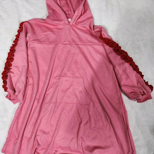 프릴 후드 원피스