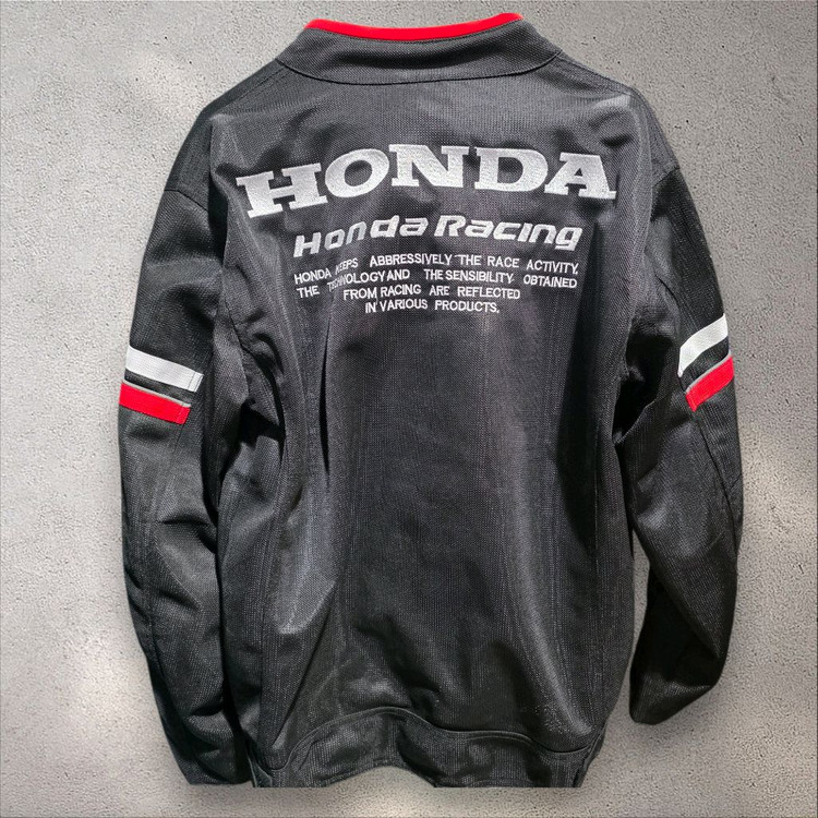 [A급]여름 메쉬 혼다 레이싱 오토바이 라이더 자켓 XXL (110)--1