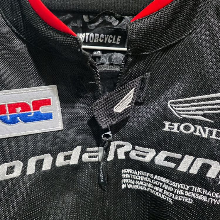 [A급]여름 메쉬 혼다 레이싱 오토바이 라이더 자켓 XXL (110)--7