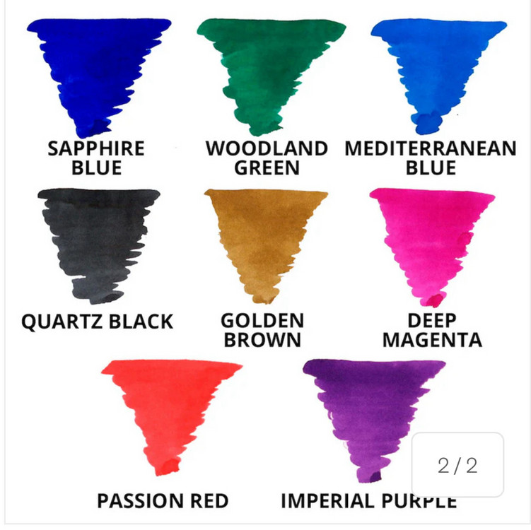 오노토 골든브라운 만년필 병 잉크 80ml--1