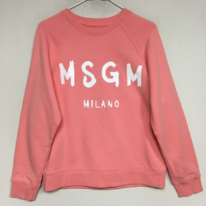 MSGM 엠에스지엠 정품 레터링 맨투맨 L