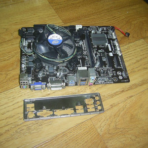 GA h81M 메인보드와 i5 4570CPU 램8g 세트 이미지