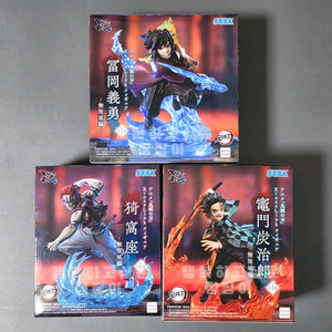 <3종 세트> 귀멸의칼날 피규어 아카자 기유 탄지로 크로스 링크 Xross Link 이미지