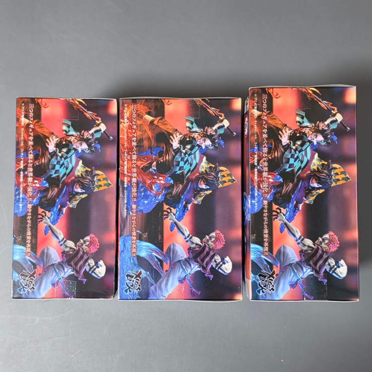 <3종 세트> 귀멸의칼날 피규어 아카자 기유 탄지로 크로스 링크 Xross Link 이미지