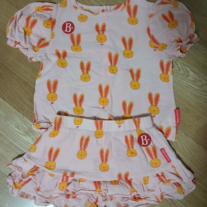 베베드피노 토끼 상하의 세트 130