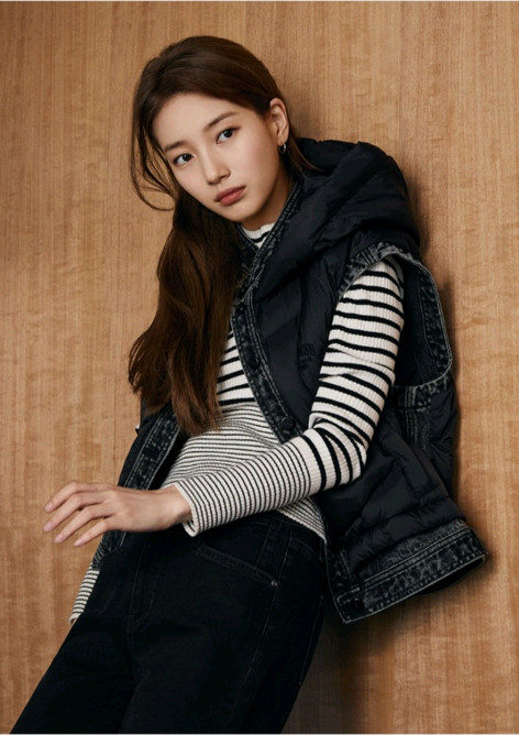 게스 여성 패딩조끼 이미지