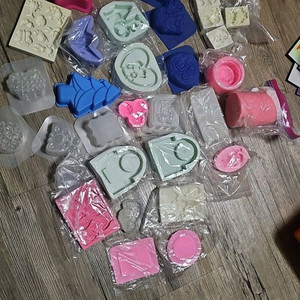 비누 석고 실리콘 몰드 이미지