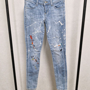 [23] SIWY 씨위 페인트 스플래터 스키니 데님