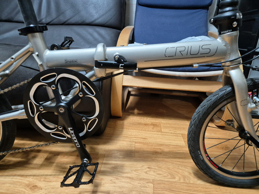 크리우스 쉐도우 V9 16인치 접이식 자전거 미니벨로 (티티카카 (다혼류--7