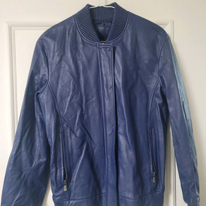 로보 양가죽 블루종