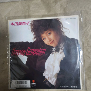 (친필싸인)전설 레전드 일본의 아이돌 가수 혼다 미나코의 1987년 음반인 Oneway Generation 판매 이미지