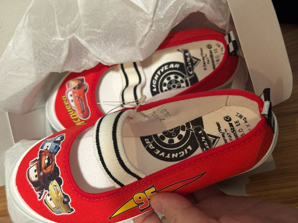 문스타 아사히 디즈니 카 실내화 180 새제품 택포--1