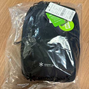 스노우피크 듀얼테크 슬링백 블랙 새상품 판매합니다.