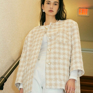 레스베이지 트위드자켓 프리사이즈