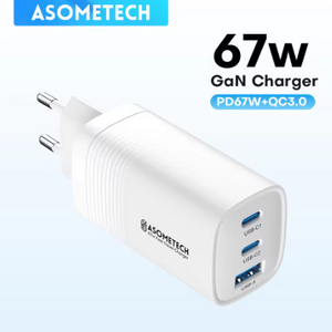 어썸테크 67W 3포트 충전기 미개봉 새상품 판매합니다.