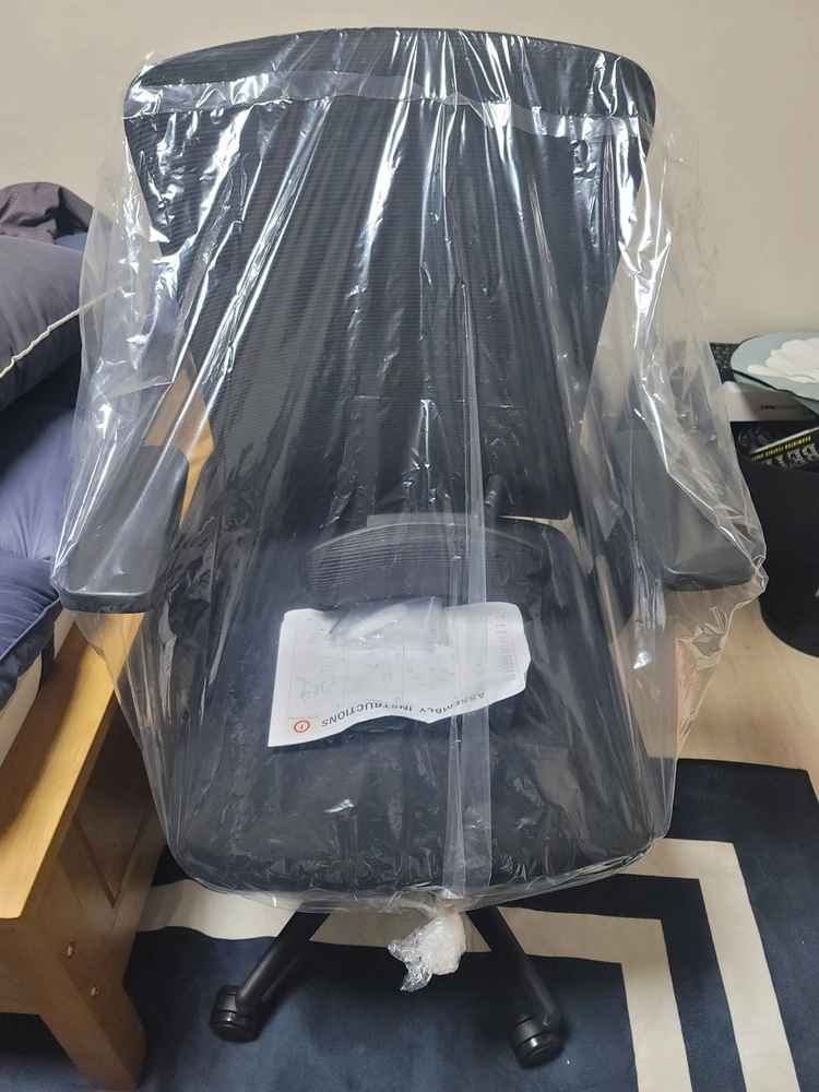 메쉬 사무용 의자(조립후 단 한번도 사용 안함) 이미지