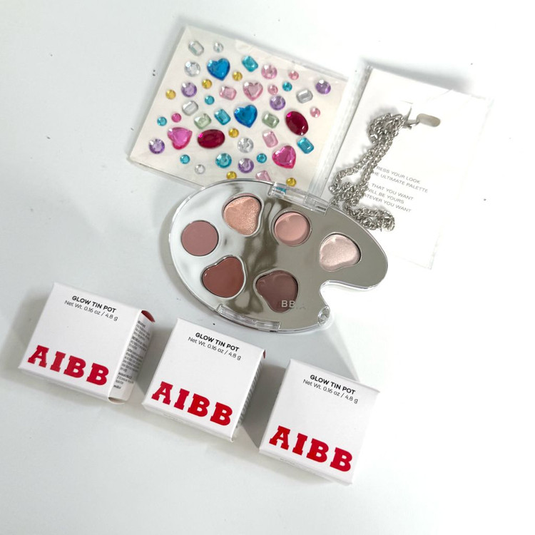 AIBB 에이쁘 글로우 틴팟 립앤치크 삐아 라스트 아이팔레트 쿨톤 웜톤--0