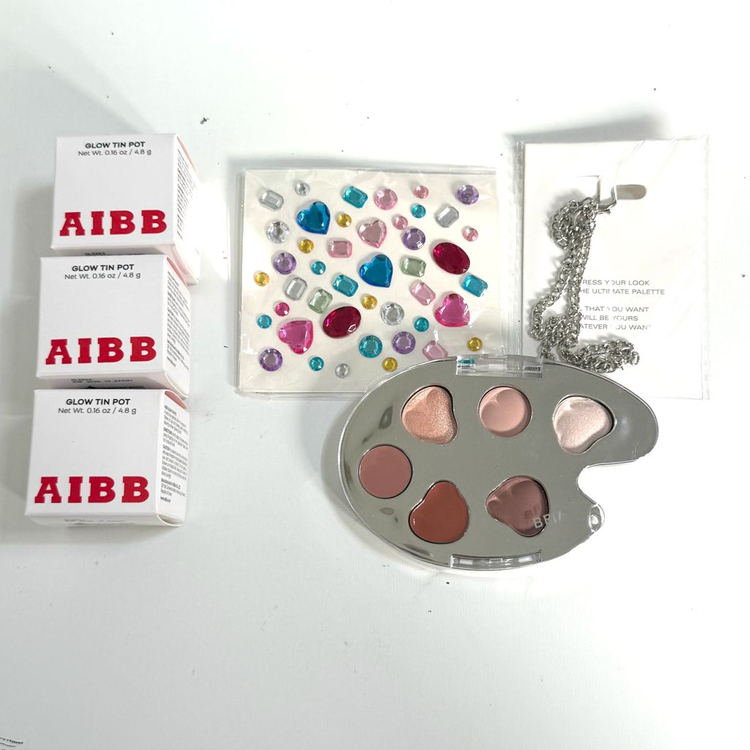 AIBB 에이쁘 글로우 틴팟 립앤치크 삐아 라스트 아이팔레트 쿨톤 웜톤--1