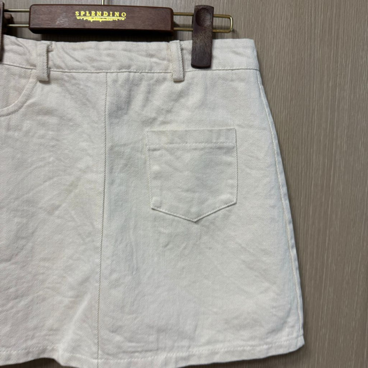 가을 a라인 포켓 면 미니스커트 치마 에이블리 이미지