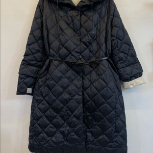 S Max Mara S막스마라 여성경량 벨트 구스퀼팅롱패딩코트:)