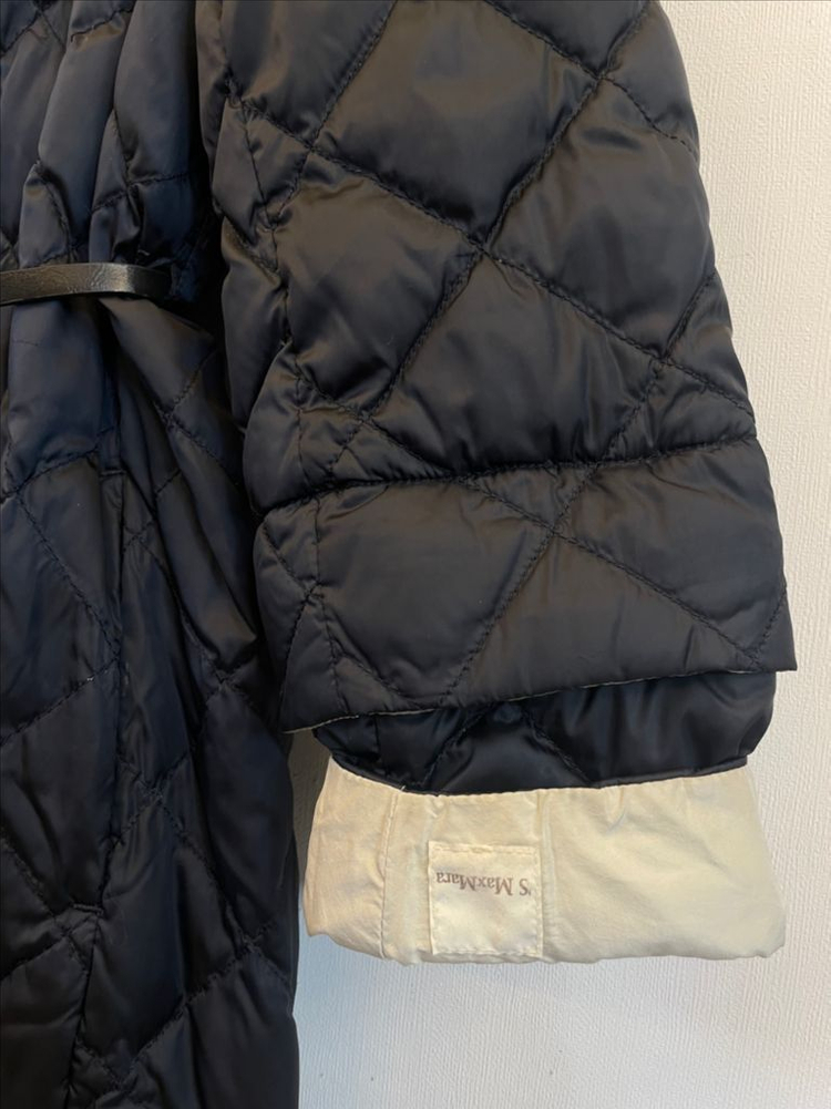S Max Mara S막스마라 여성경량 벨트 구스퀼팅롱패딩코트:)--3