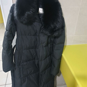 미샤 폭스퍼 구스 롱패딩 이미지