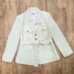 에토(eto) 벨티드 사파리자켓 프리사이즈 새상품