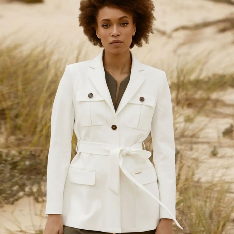 에토(eto) 벨티드 사파리자켓 프리사이즈 새상품--1