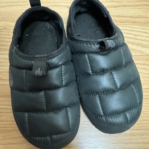 노스페이스 키즈 패딩 뮬 블랙 210mm