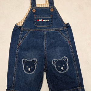 미키하우스 베어 7부 멜빵 (80) 작년 신상