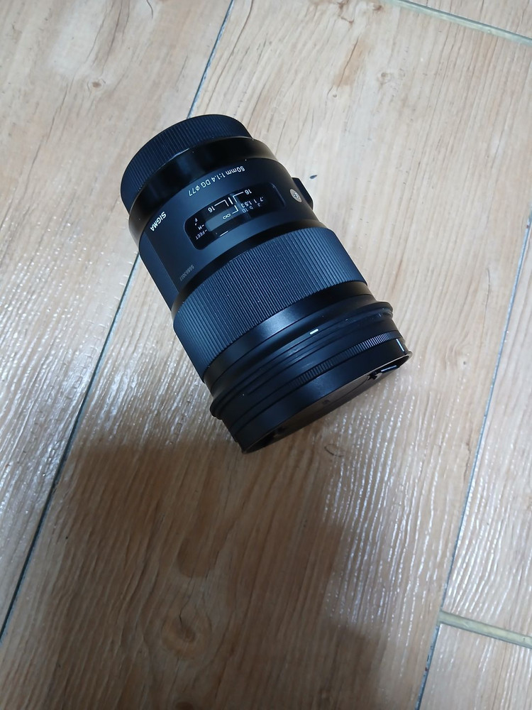 시그마 아트 50mm F1.4 렌즈(캐논 ef마운트)(판매완료) 이미지