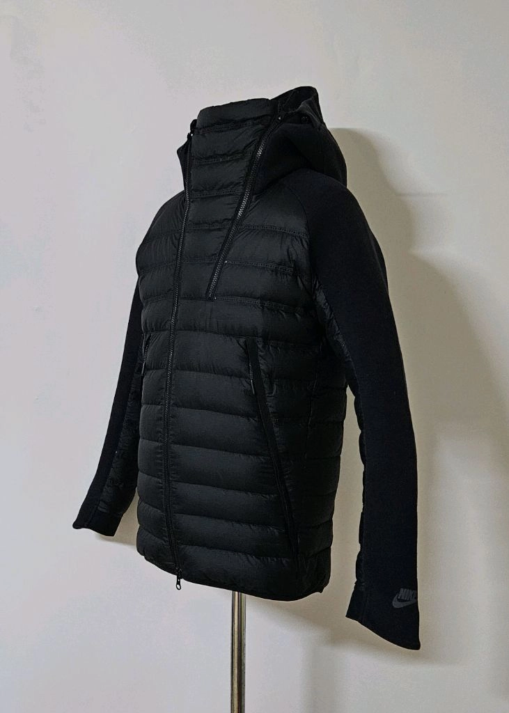 95)나이키 테크플리스 블랙 에어로 로프트 구스 거위털패딩 이미지