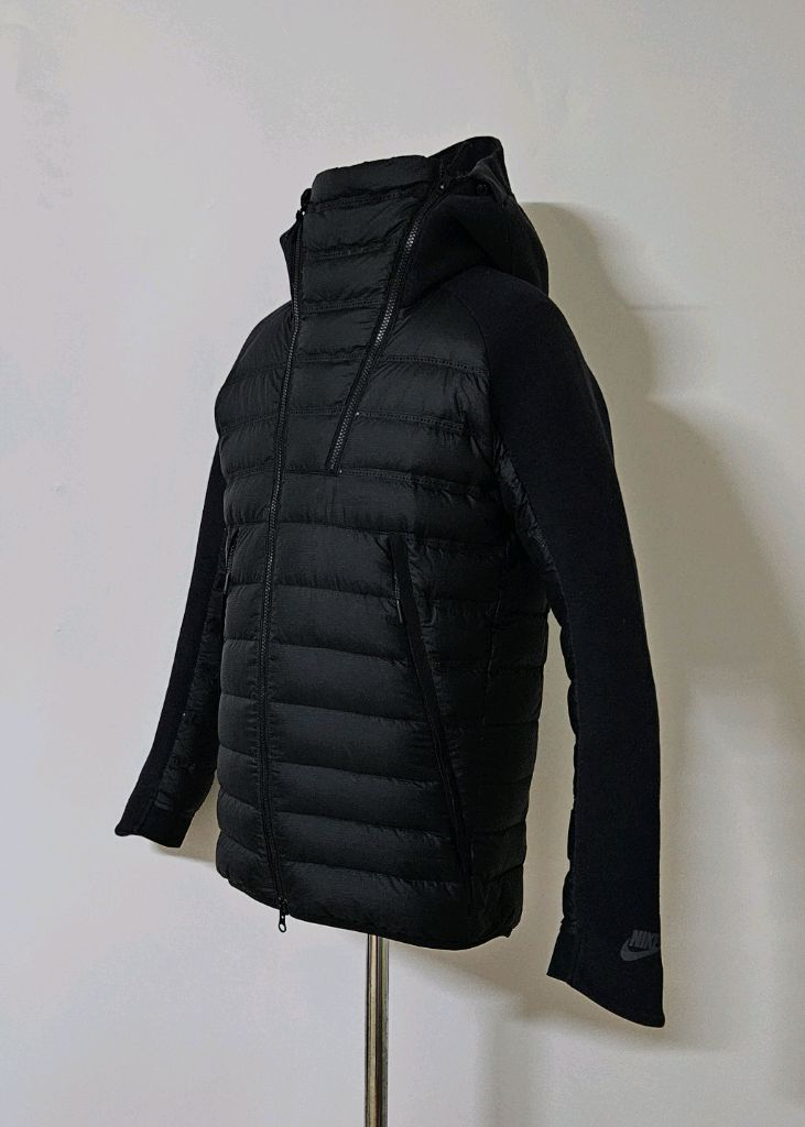 95)나이키 테크플리스 블랙 에어로 로프트 구스 거위털패딩--1